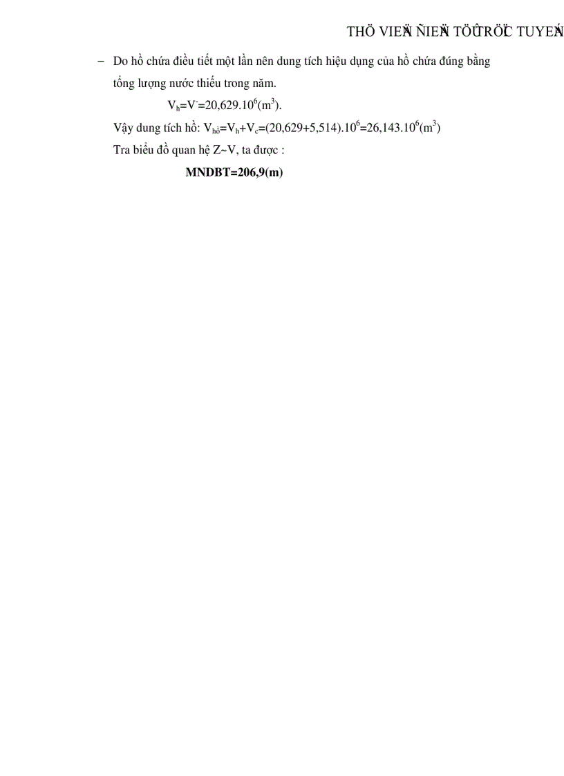 image for page Thiết kế hồ chứa nước Iam la huyện KrôngPa tỉnh Gia Lai