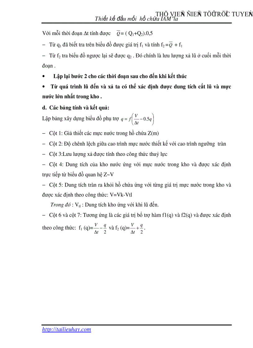 image for page Thiết kế hồ chứa nước Iam la huyện KrôngPa tỉnh Gia Lai