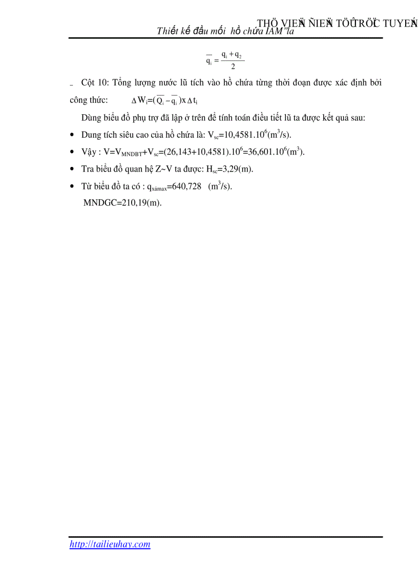 image for page Thiết kế hồ chứa nước Iam la huyện KrôngPa tỉnh Gia Lai