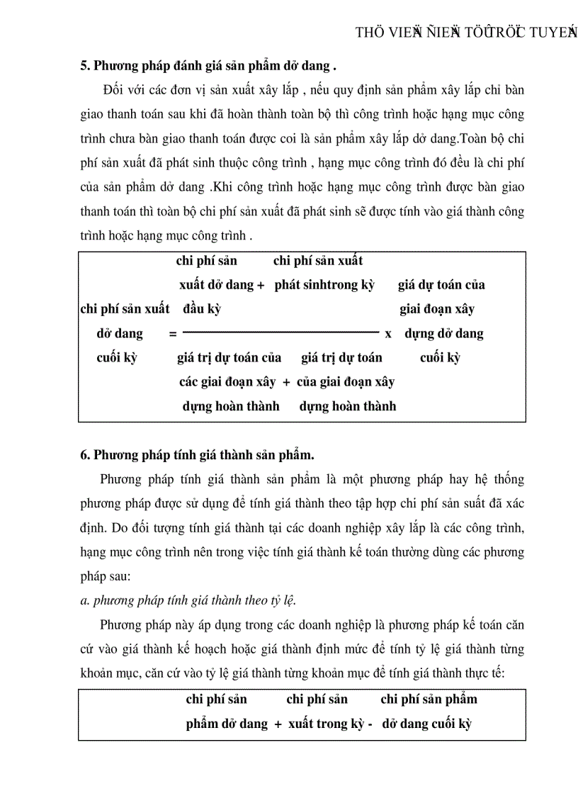 image for page Đánh giá nhận xét và một số ý kiến nhằm hoàn thiện công tác kế toán tập hợp chi phí sản xuất và tính giá thành sản phẩm trong các doanh nghiệp xây lắp liên hệ Xí nghiệp Sông Đà 10 3