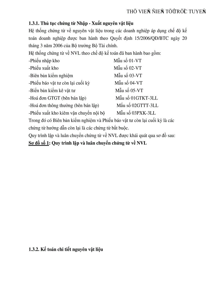 image for page Hoàn thiện công tác kế toán nguyên vật liệu tại Công ty TNHH Sản xuất và Thương mại Thái Hòa
