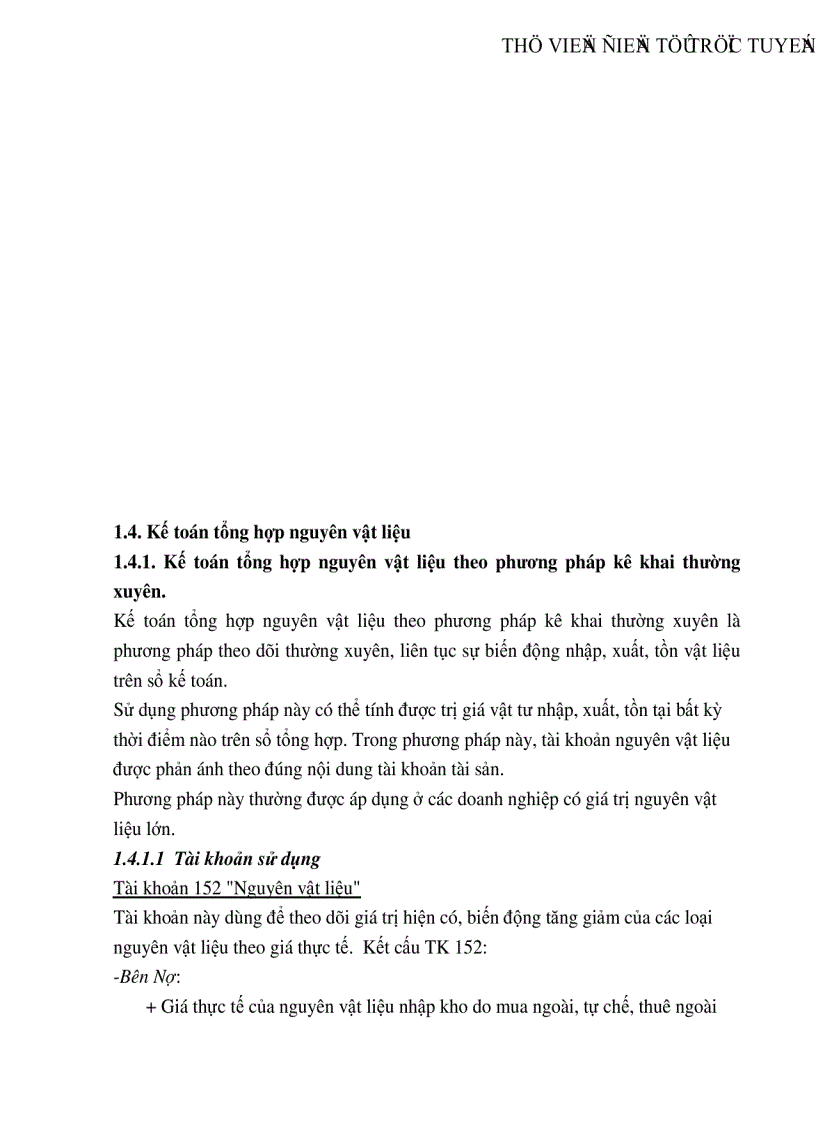 image for page Hoàn thiện công tác kế toán nguyên vật liệu tại Công ty TNHH Sản xuất và Thương mại Thái Hòa
