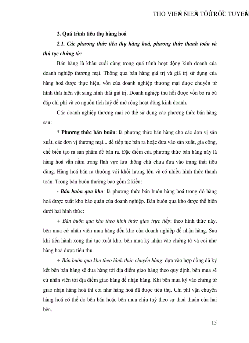 image for page Hoàn thiện công tác hạch toán lưu chuyển hàng hoá và xác định kết quả tiêu thụ hàng hoá tại Công ty Điện tử Viễn thông Quân đội