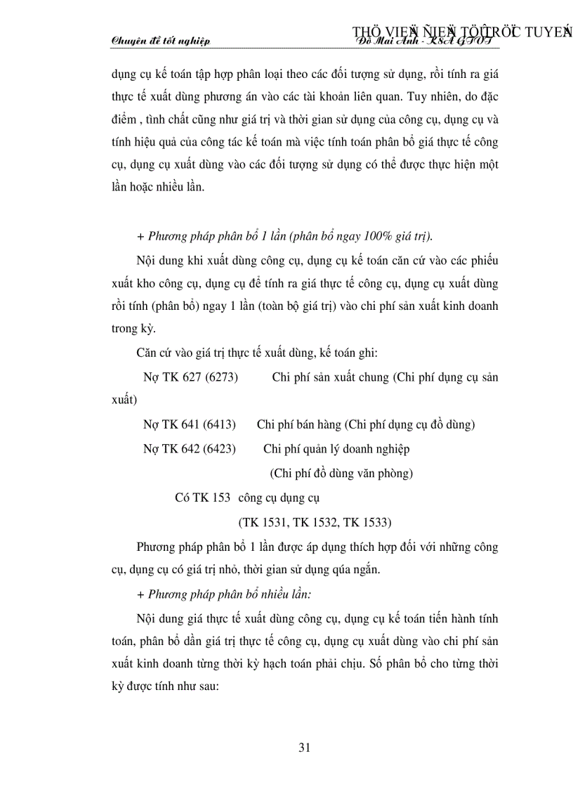 image for page Tổ chức công tác kế toán nguyên vật liệu công cụ dụng cụ ở Công ty xây dựng số 34