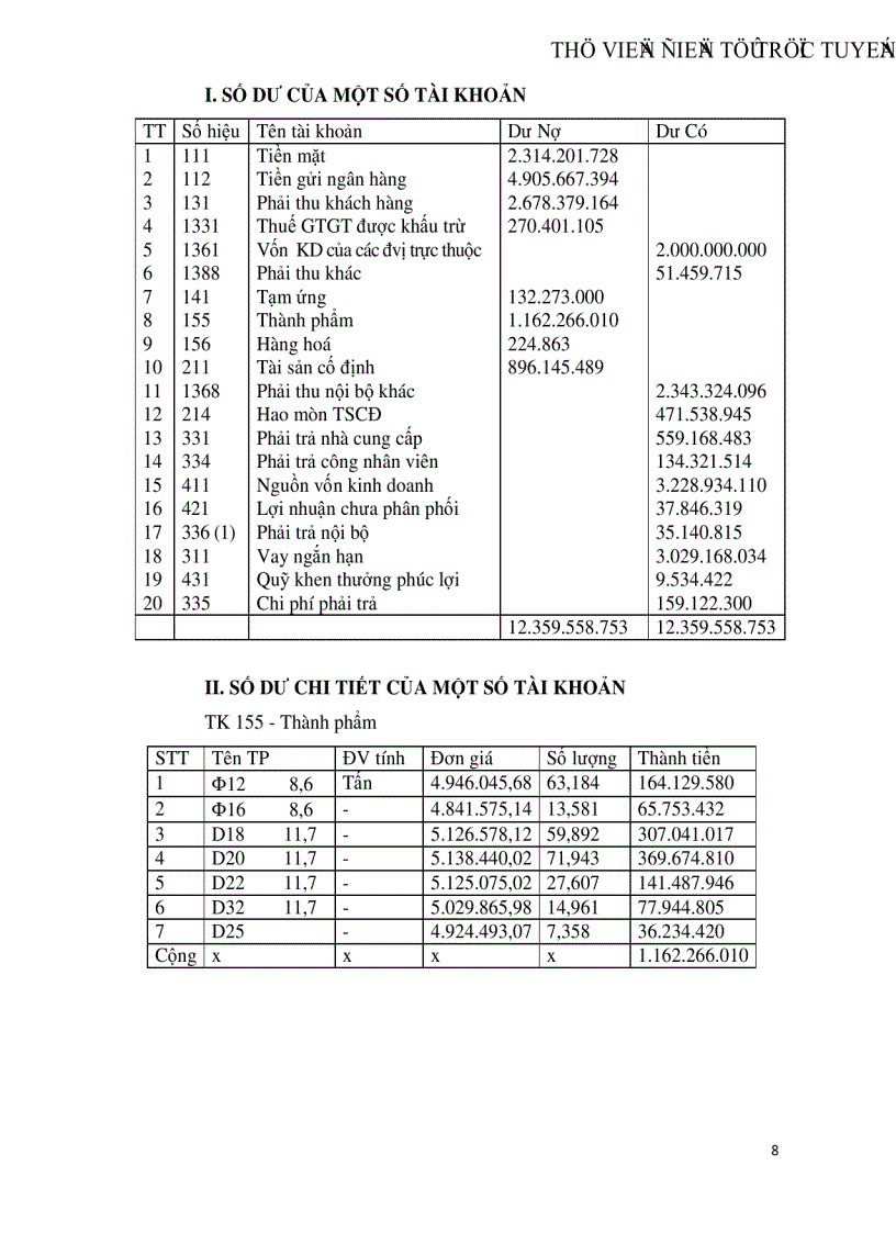 image for page Báo cáo kế toán tổng hợp tại Chi nhánh Công ty gang thép Thái Nguyên