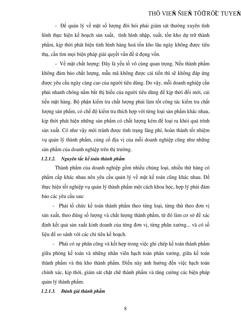 image for page Hoàn thiện công tác kế toán thành phẩm và tiêu thụ thành phẩm tại Công ty cổ phần May 10