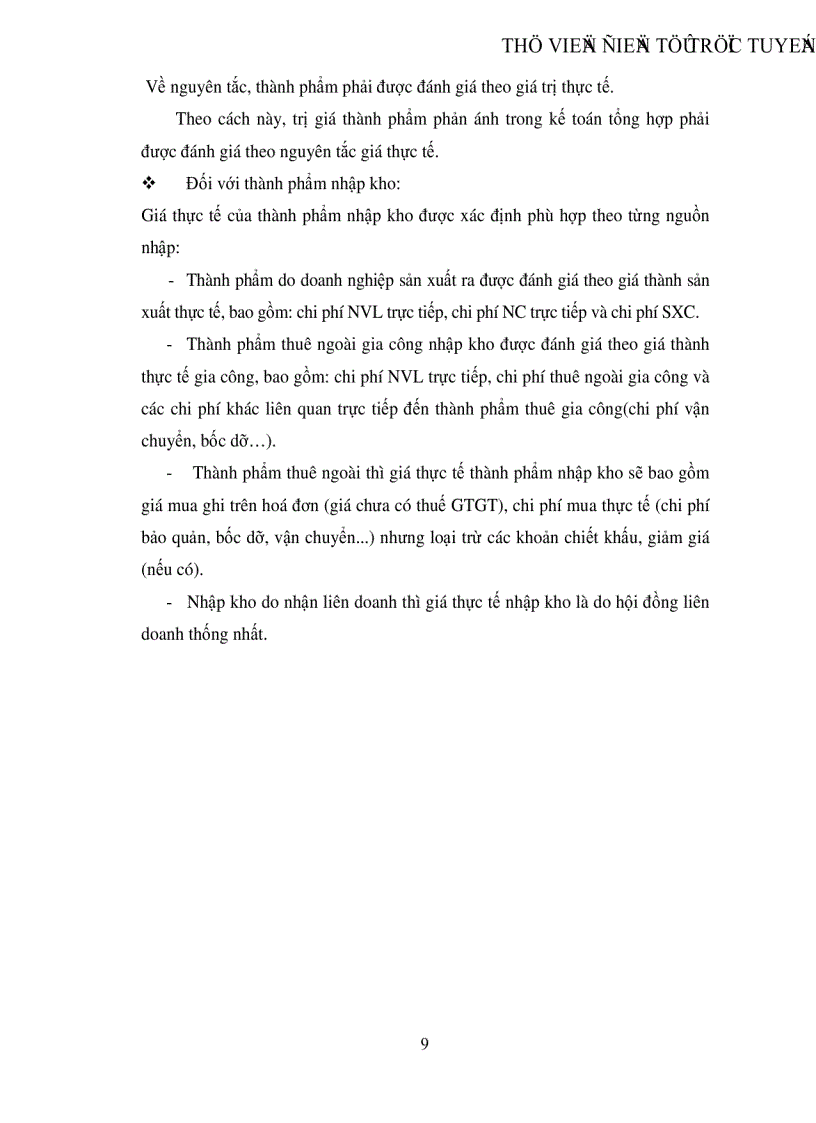 image for page Hoàn thiện công tác kế toán thành phẩm và tiêu thụ thành phẩm tại Công ty cổ phần May 10