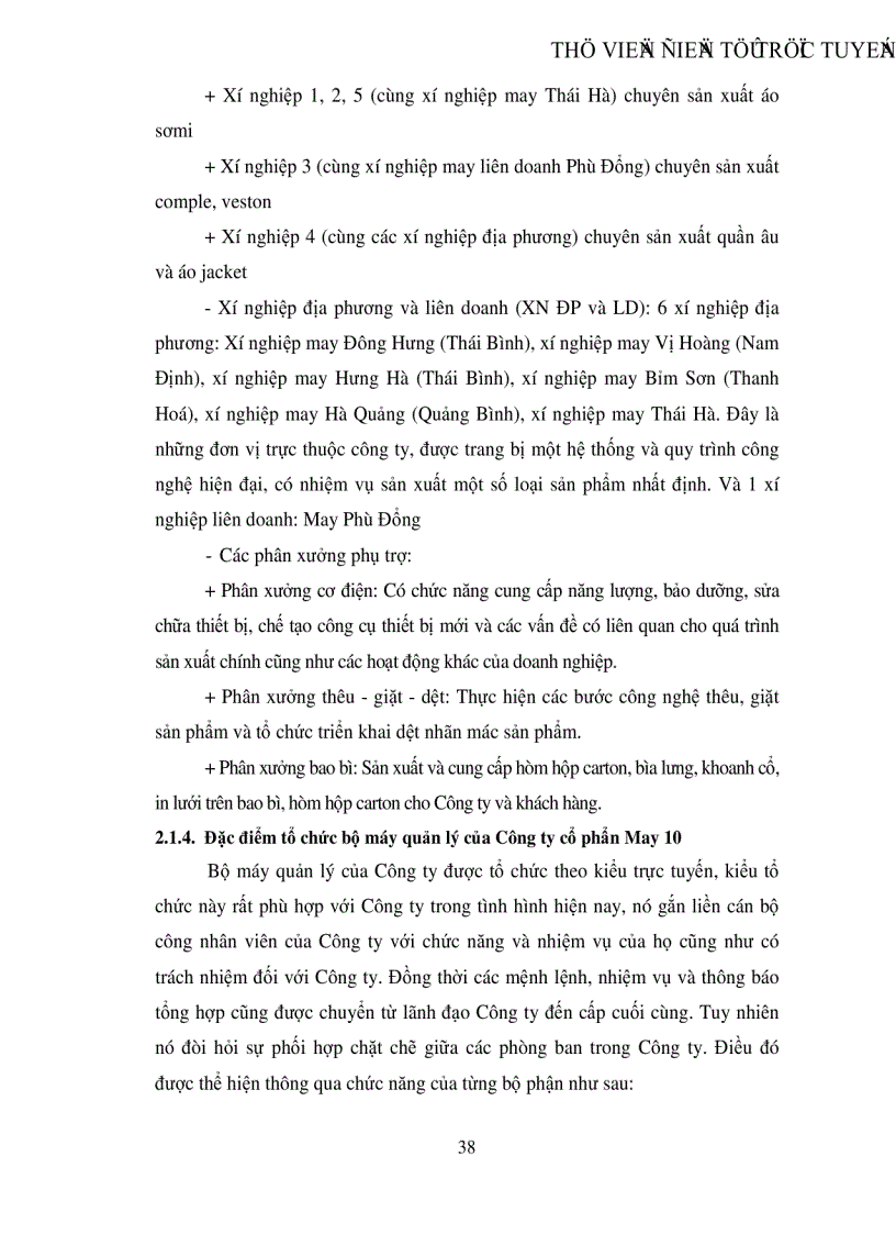 image for page Hoàn thiện công tác kế toán thành phẩm và tiêu thụ thành phẩm tại Công ty cổ phần May 10