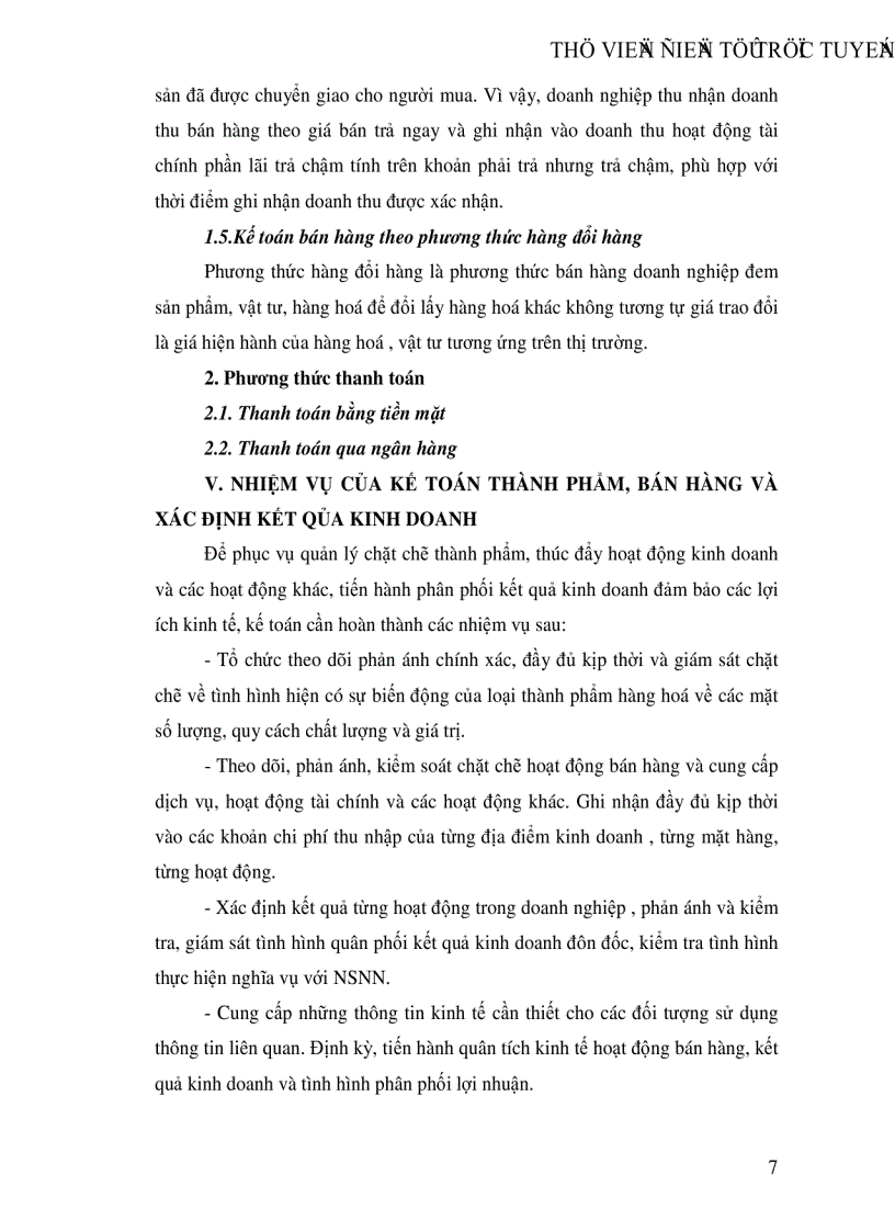 image for page Kế toán bán hàng và xác định kết quả bán hàng tại Công ty cổ phần NGỌC ANH