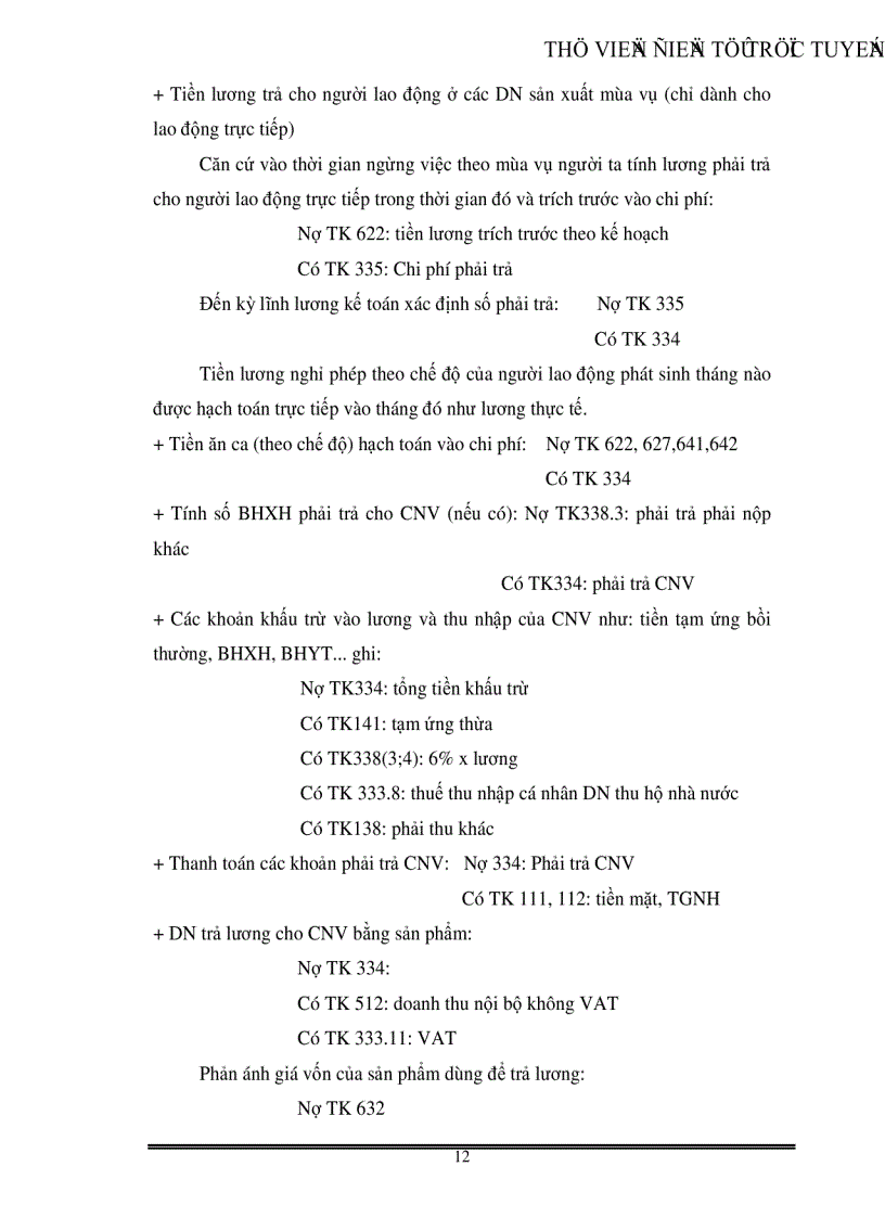 image for page Hoạch toán tiền lương và các khoản trích theo lương của bộ phận công nhân trực tiếp sản xuất tại Công ty TNHH Minh Phương