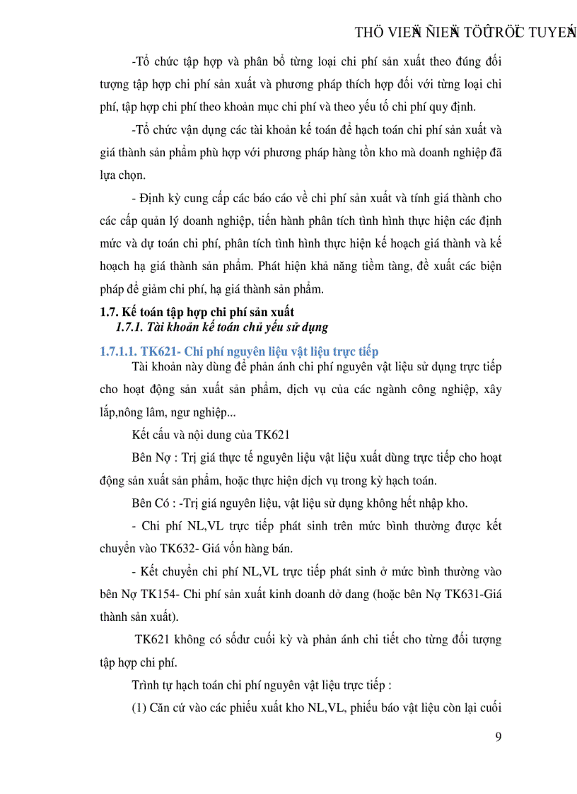 image for page Tổ chức kế toán tập hợp chi phí sản xuất và tính giá thành sản phẩm tại Công ty Dụng cụ cắt và đo lường cơ khí