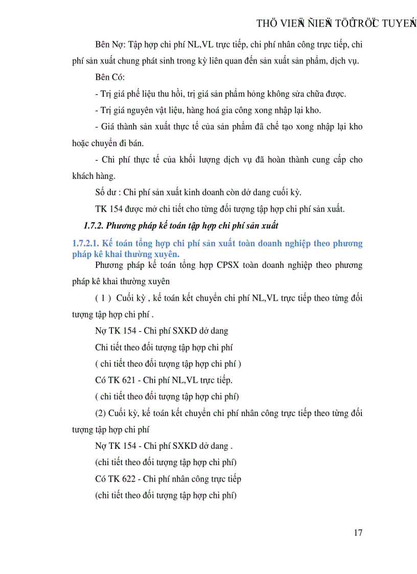 image for page Tổ chức kế toán tập hợp chi phí sản xuất và tính giá thành sản phẩm tại Công ty Dụng cụ cắt và đo lường cơ khí