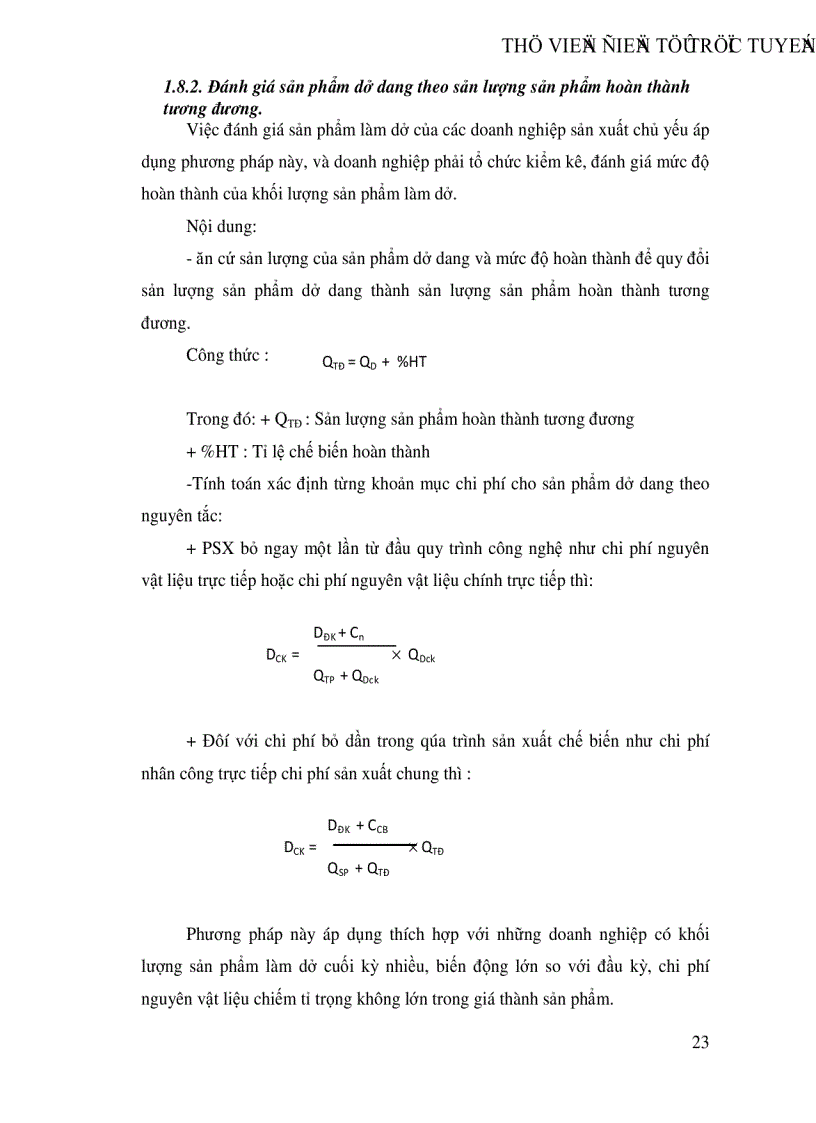 image for page Tổ chức kế toán tập hợp chi phí sản xuất và tính giá thành sản phẩm tại Công ty Dụng cụ cắt và đo lường cơ khí