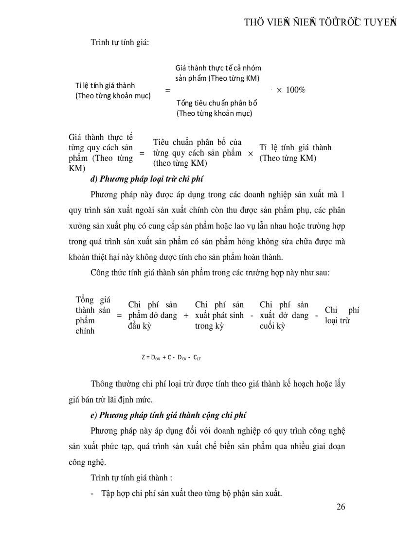 image for page Tổ chức kế toán tập hợp chi phí sản xuất và tính giá thành sản phẩm tại Công ty Dụng cụ cắt và đo lường cơ khí