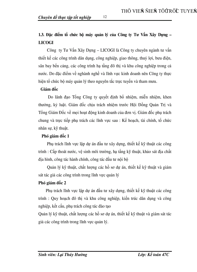 image for page Hoàn thiện kế toán tiền lương và các khoản trích theo lương tại Công ty Tư Vấn Xây Dựng LICOGI