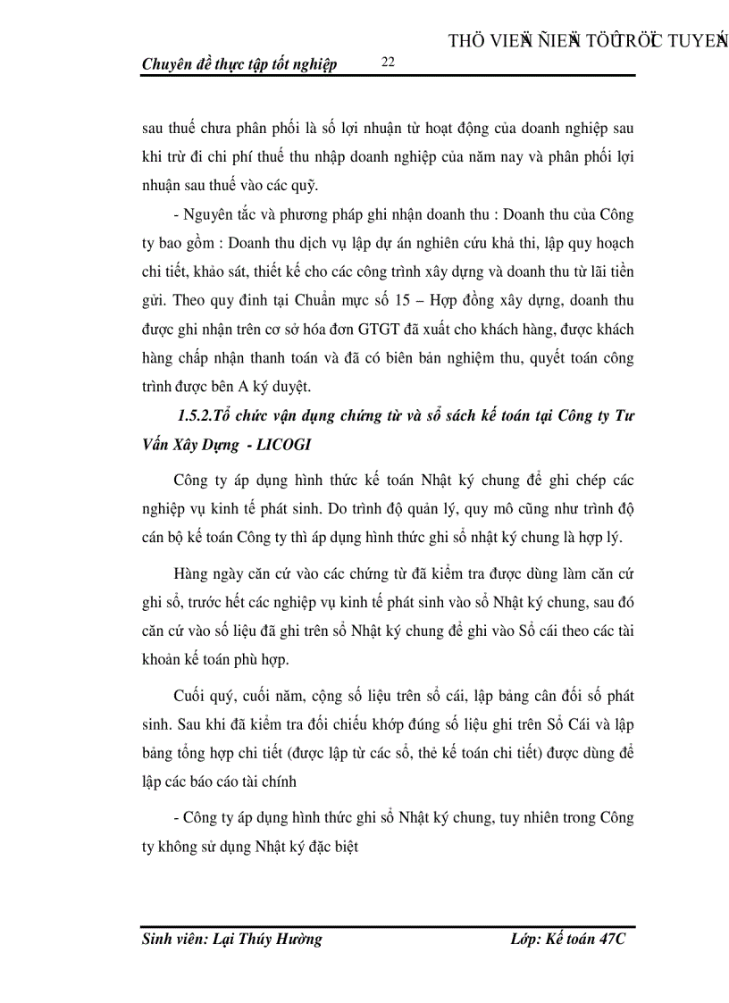 image for page Hoàn thiện kế toán tiền lương và các khoản trích theo lương tại Công ty Tư Vấn Xây Dựng LICOGI