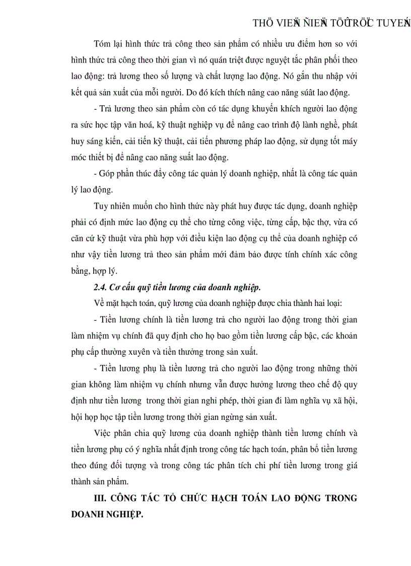 image for page Bàn về công tác tính lương và tổ chức hạch toán lao động tiền lương hiện nay trong các doanh nghiệp