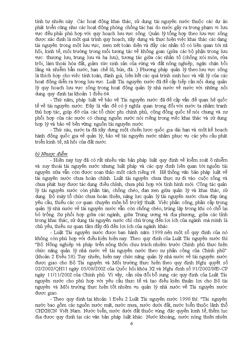 image for page Đánh giá thực trạng pháp luật về kiểm soát ô nhiễm và suy thoái tài nguyên nước ở Việt Nam