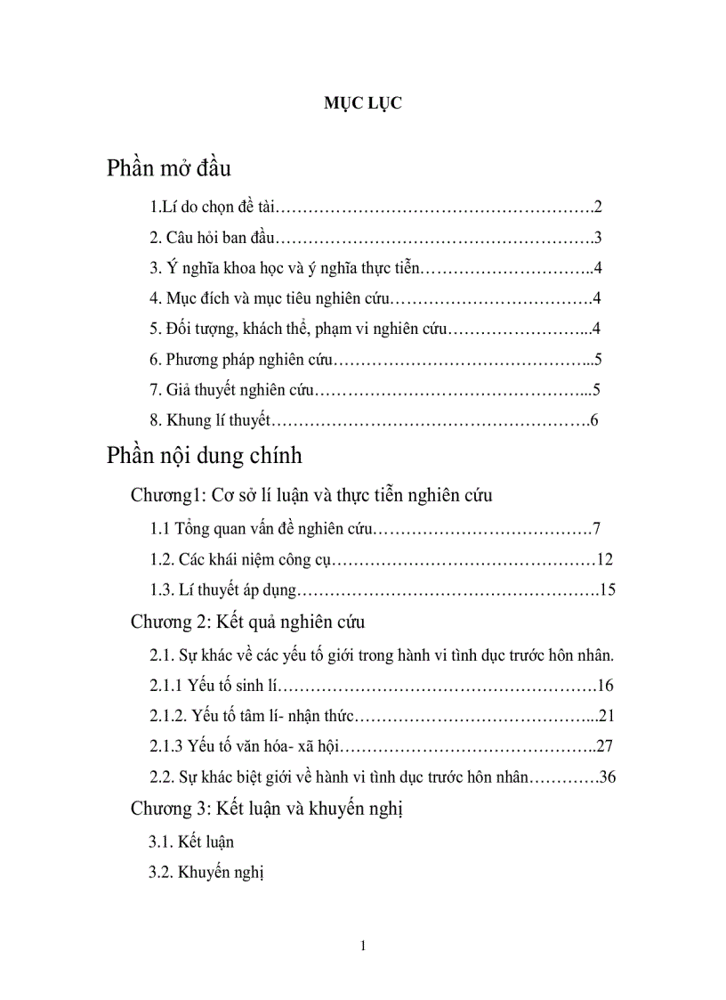 image for page Khác biệt giới trong hành vi tình dục trước hôn nhân