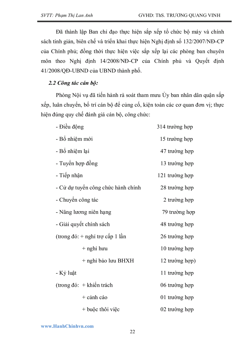 image for page Báo cáo thực tập tại Phòng Nội vụ Quận Gò Vấp