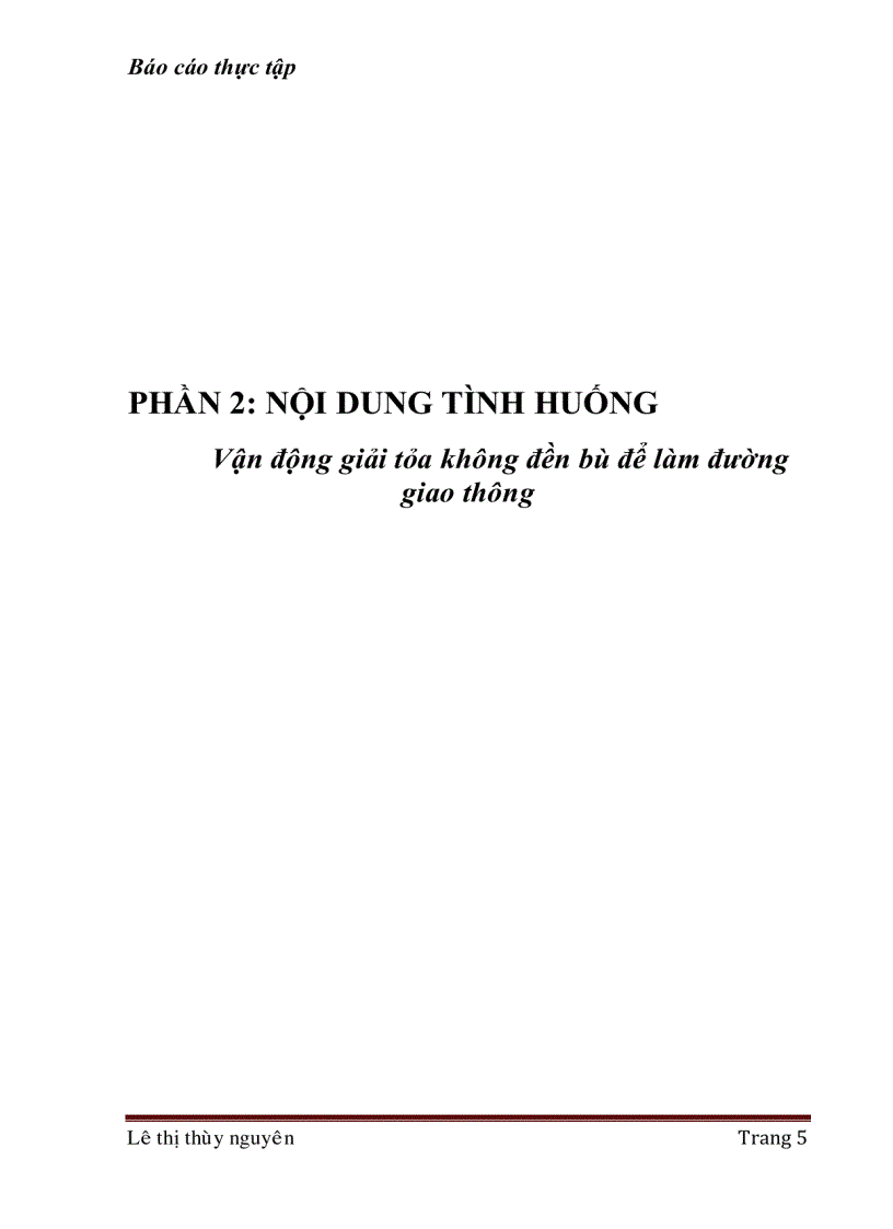 image for page Vận động giải tỏa không đền bù để làm công trình giao thông