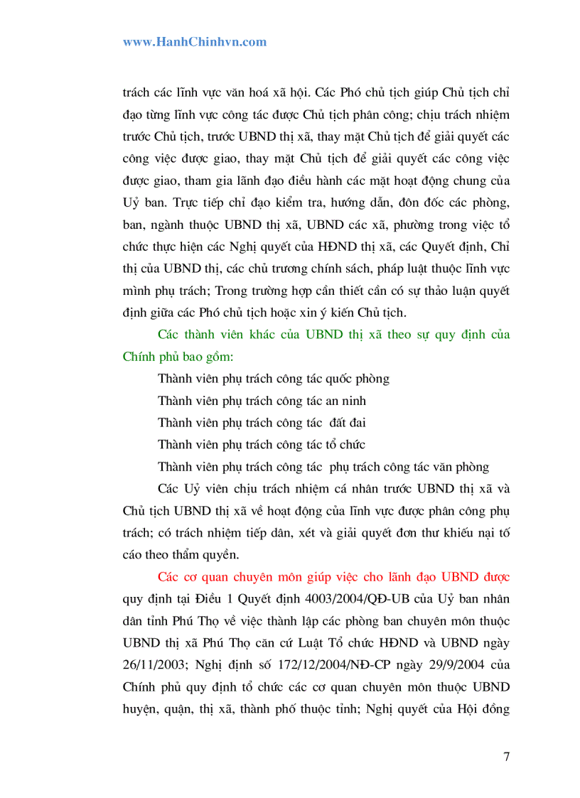 image for page Đánh giá tình hình hoạt động và kiến nghị nhằm nâng cao hiệu quả hoạt động của văn phòng HDND UBND thị xã Phú Thọ