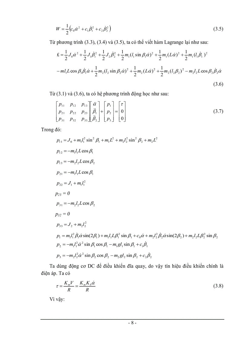 image for page Nghiên cứu thuật toán mờ điều khiển con lắc ngược quay