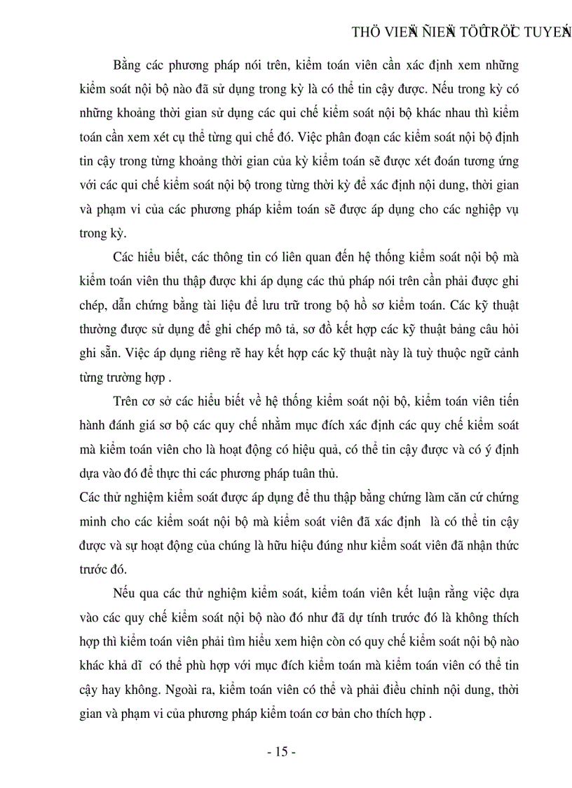 image for page Đánh giá rủi ro kiểm soát và tác động của đánh giá rủi ro kiểm soát đến lựa chọn phương pháp kiểm toán