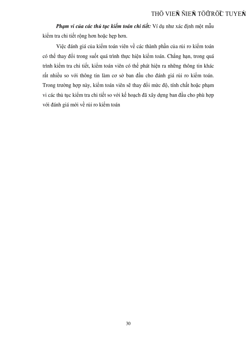 image for page Hoàn thiện quy trình đánh giá trọng yếu và rủi ro kiểm toán trong kiểm toán Báo cáo tài chính do Công ty Kiểm toán Việt Nam thực hiện