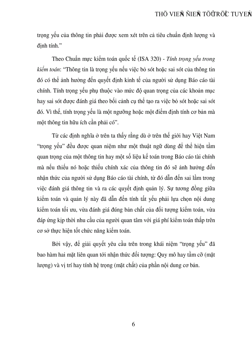 image for page Quy trình đánh giá trọng yếu và rủi ro kiểm toán trong kiểm toán Báo cáo tài chính tại Công ty TNHH Deloitte Việt Nam