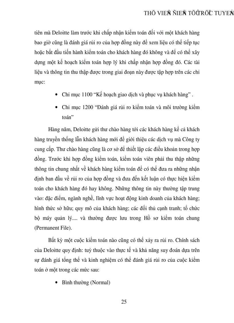 image for page Quy trình đánh giá trọng yếu và rủi ro kiểm toán trong kiểm toán Báo cáo tài chính tại Công ty TNHH Deloitte Việt Nam