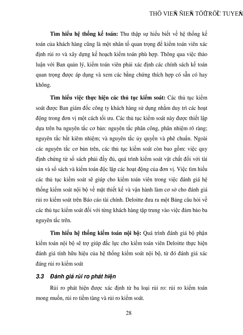 image for page Quy trình đánh giá trọng yếu và rủi ro kiểm toán trong kiểm toán Báo cáo tài chính tại Công ty TNHH Deloitte Việt Nam