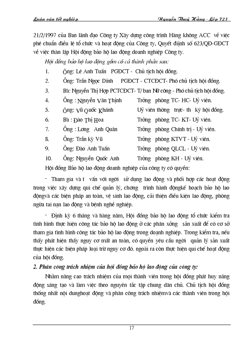 image for page Một số giải pháp nhằm tăng cường công tác bảo hộ lao động ở Công ty xây dựng công trình hàng không ACC