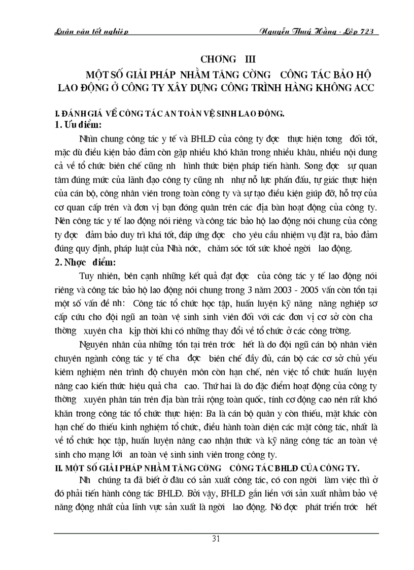 image for page Một số giải pháp nhằm tăng cường công tác bảo hộ lao động ở Công ty xây dựng công trình hàng không ACC