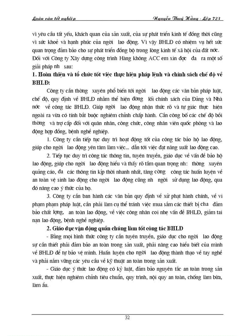 image for page Một số giải pháp nhằm tăng cường công tác bảo hộ lao động ở Công ty xây dựng công trình hàng không ACC