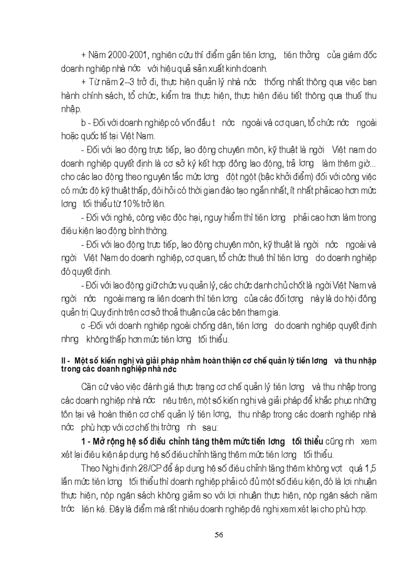 image for page Hoàn thiện cơ chế quản lý tiền lương thu nhập trong các doanh nghiệp Nhà nước