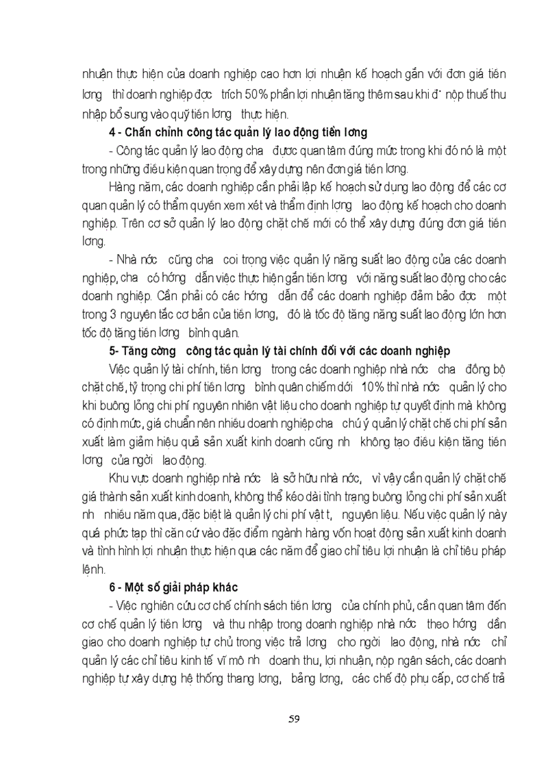 image for page Hoàn thiện cơ chế quản lý tiền lương thu nhập trong các doanh nghiệp Nhà nước