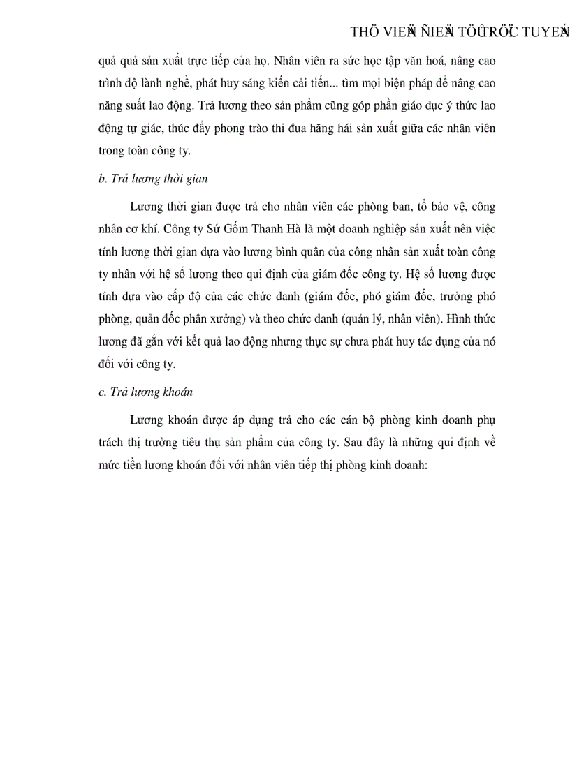 image for page Một số giải pháp nhằm tạo động lực cho người lao động tại công ty Sứ Gốm Thanh Hà