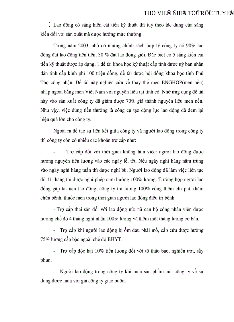 image for page Một số giải pháp nhằm tạo động lực cho người lao động tại công ty Sứ Gốm Thanh Hà