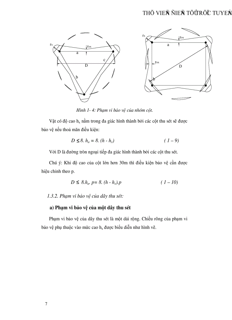 image for page Thiết kế bảo vệ chống sét cho trạm biến áp 220 110KV và đường dây 220KV