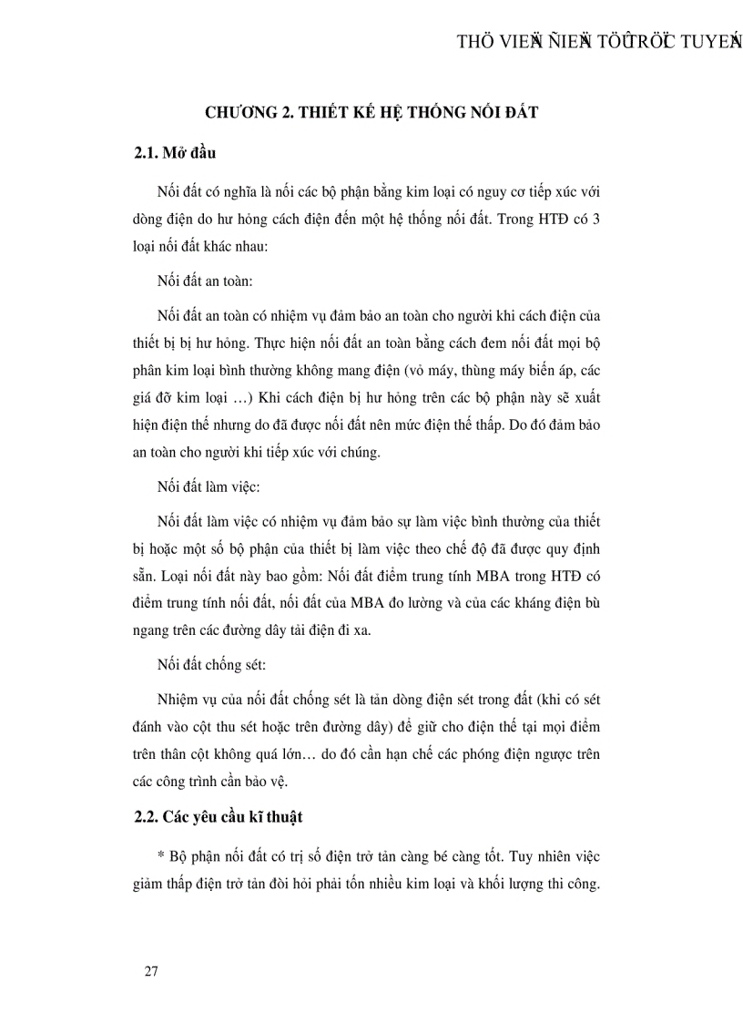 image for page Thiết kế bảo vệ chống sét cho trạm biến áp 220 110KV và đường dây 220KV