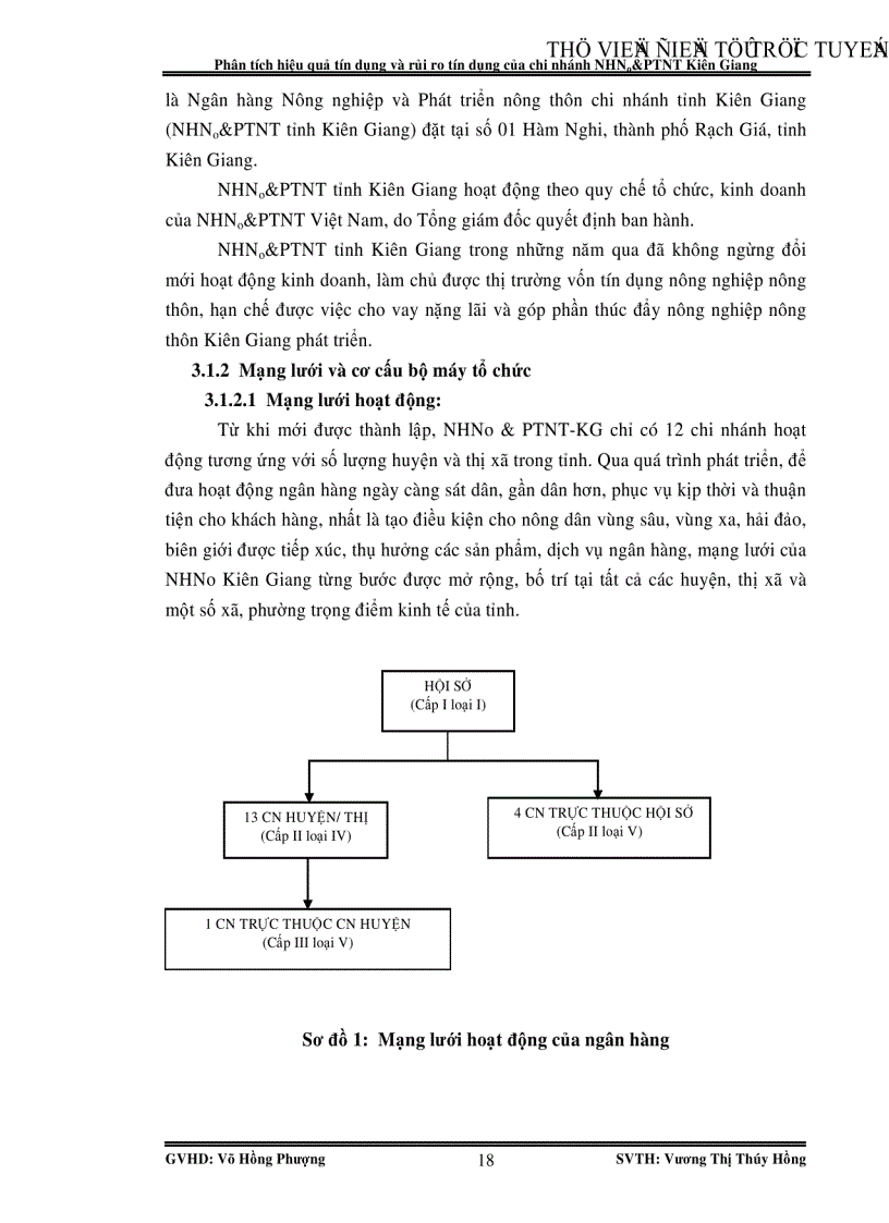 image for page Phân tích hiệu quả tín dụng và rủi ro tín dụng của chi nhánh NHNo PTNT Kiên Giang