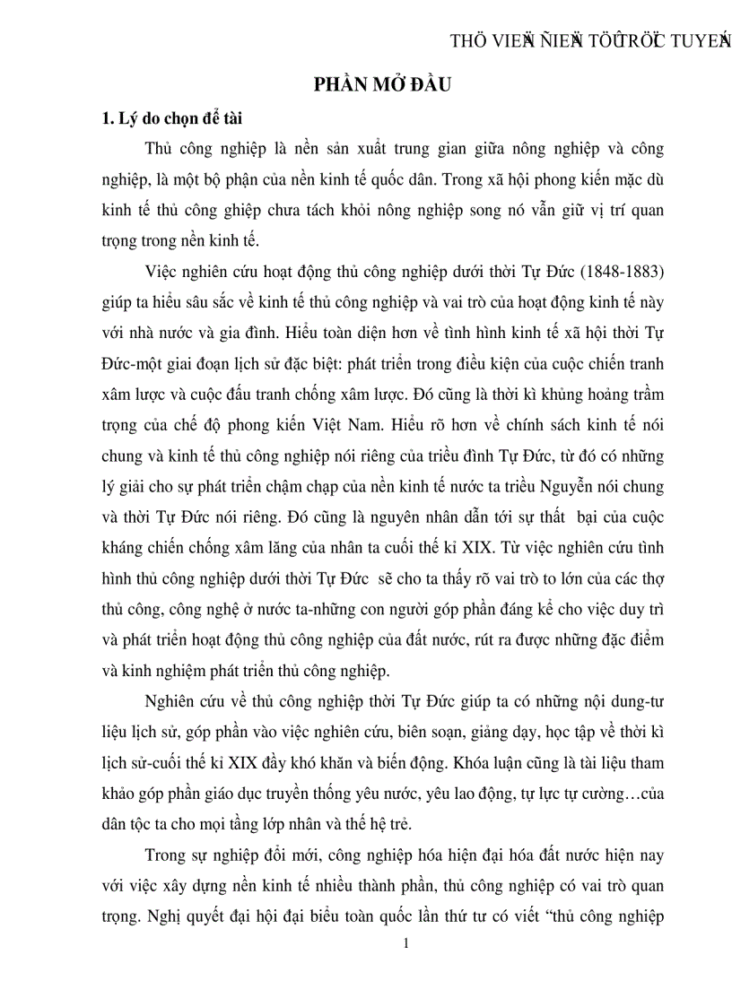 image for page Tình hình thủ cổng nghiệp Việt Nam dưới thời Tự Đức 1848 1883