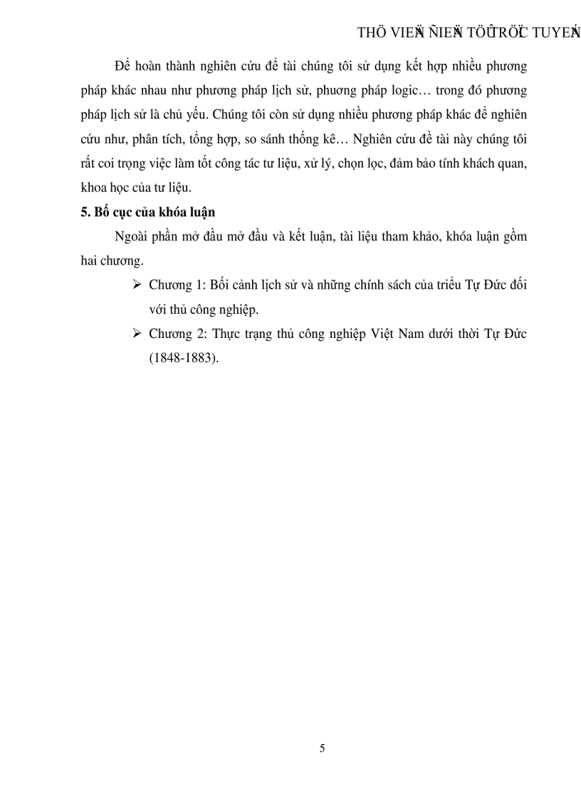 image for page Tình hình thủ cổng nghiệp Việt Nam dưới thời Tự Đức 1848 1883