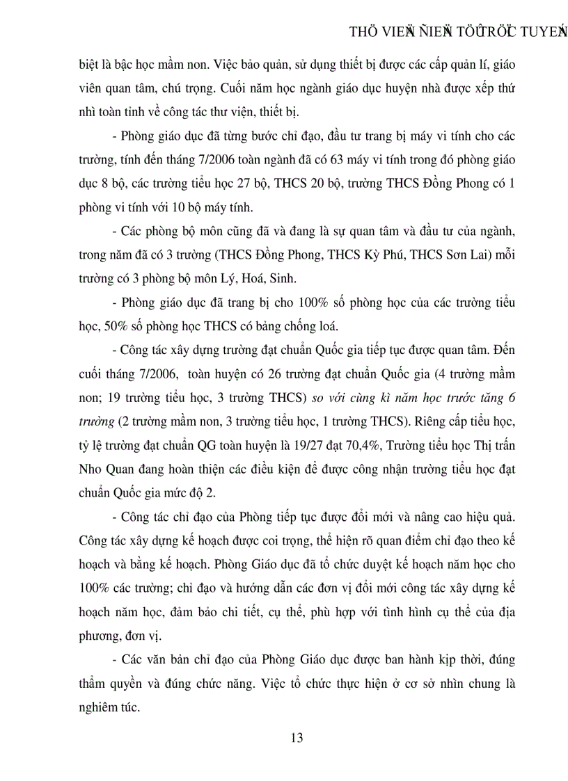 image for page Vài nét về công tác giáo dục và đào tạo của huyện Nho Quan khi bước sang thế kỷ XXI