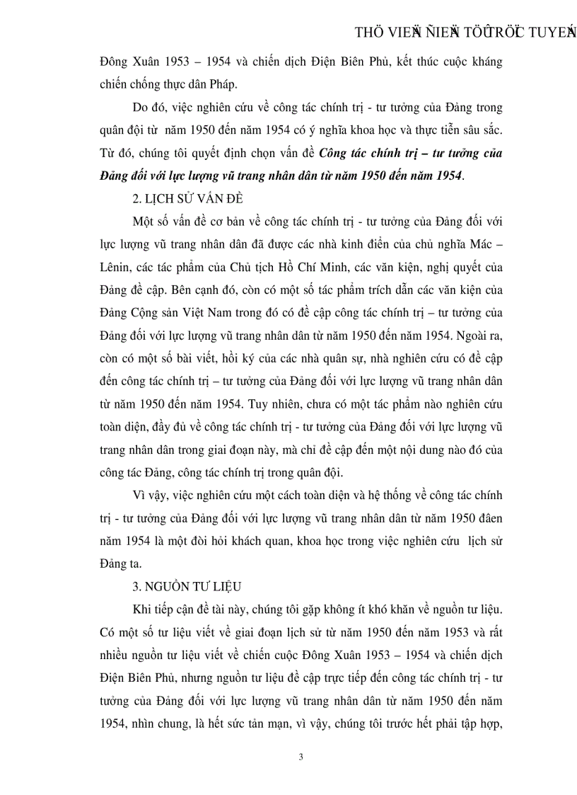 image for page Công tác chính trị tư tưởng của Đảng đối với lực lượng vũ trang nhân dân từ năm 1950 đến năm 1954