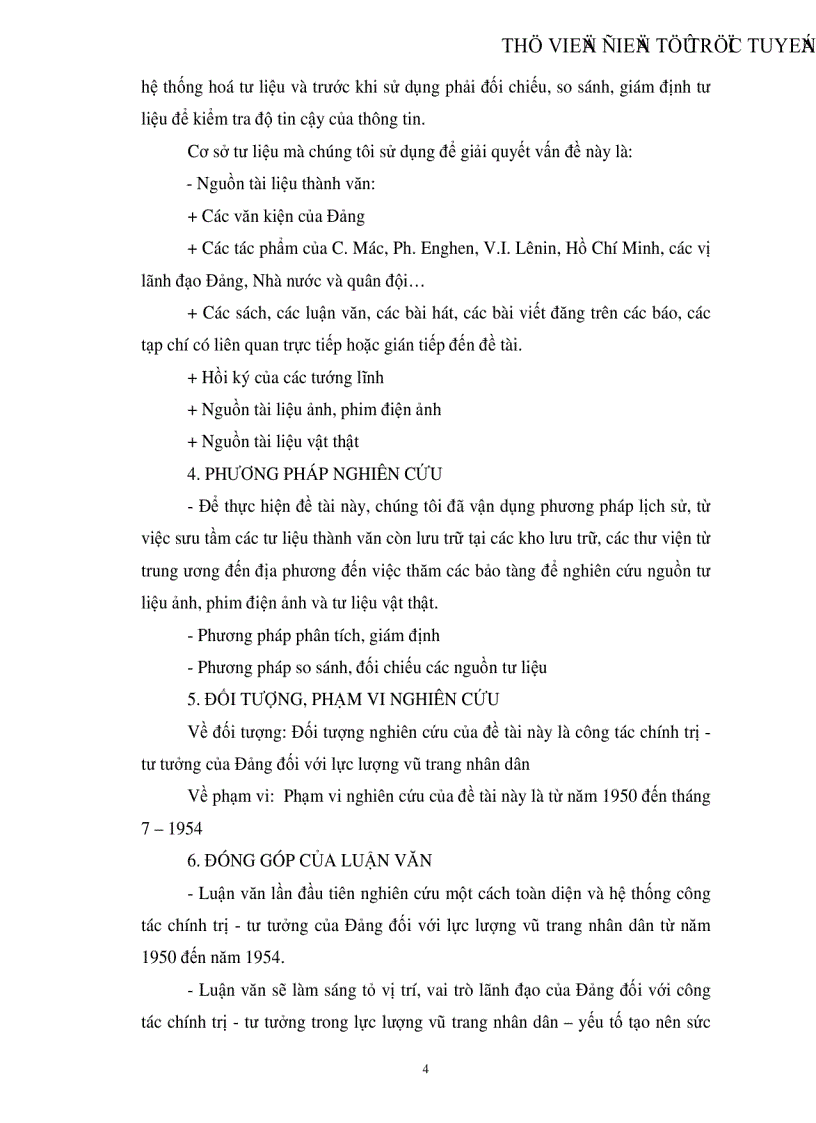 image for page Công tác chính trị tư tưởng của Đảng đối với lực lượng vũ trang nhân dân từ năm 1950 đến năm 1954