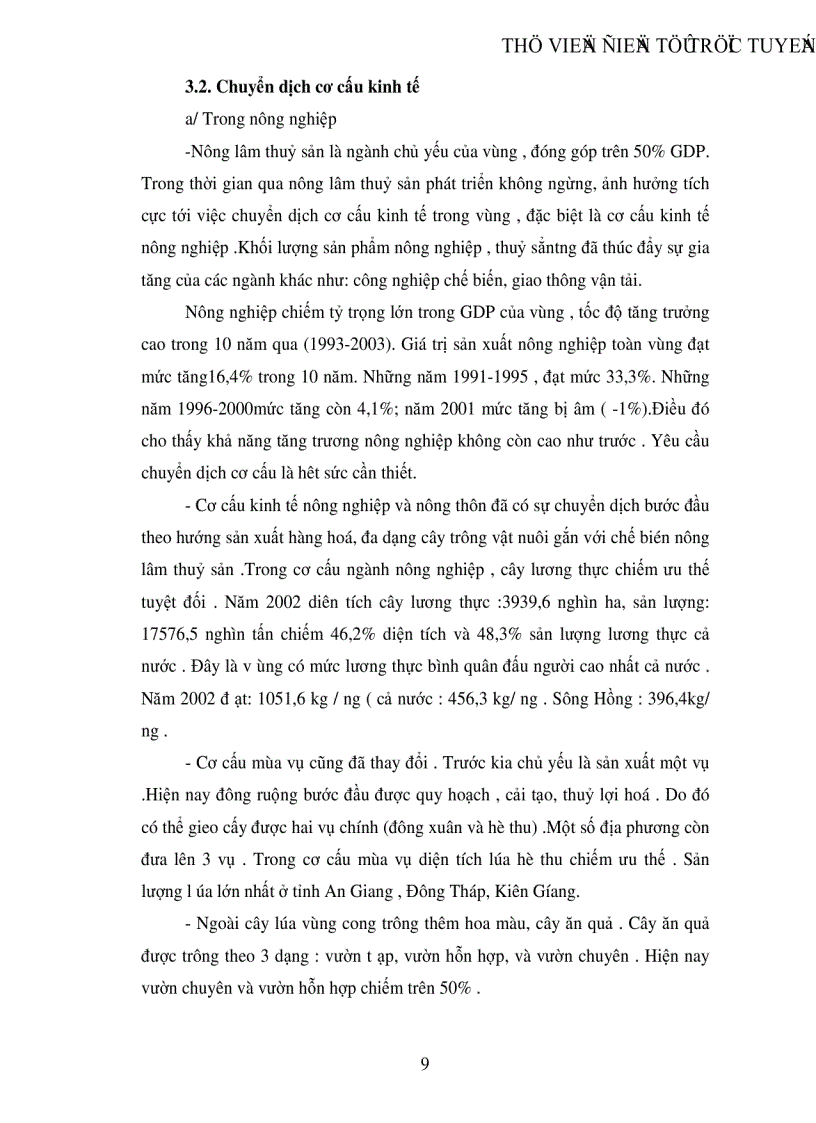 image for page Chuyển biến cơ cấu kinh tế xã hội của Đồng bằng Sông Cửu Long thời kỳ đổi mới