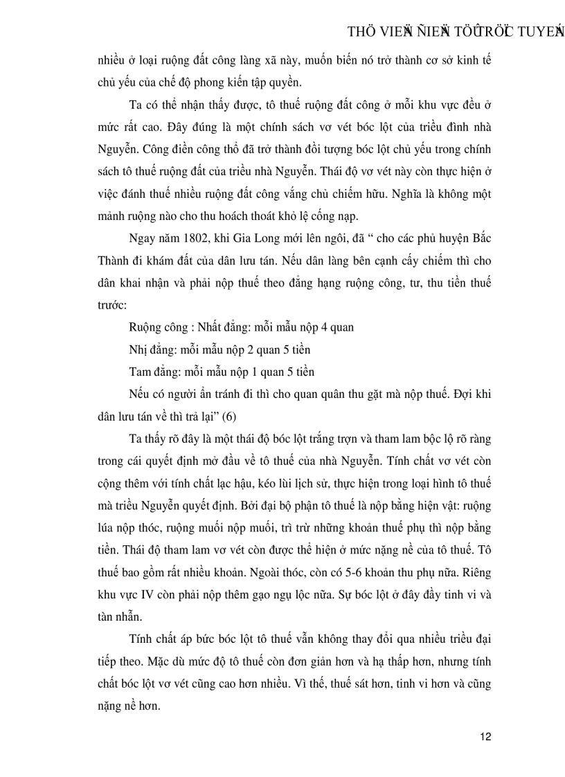 image for page Ruộng đất công làng xã dưới triều Nguyễn trong thời gian nửa đầu thế kỷ XIX