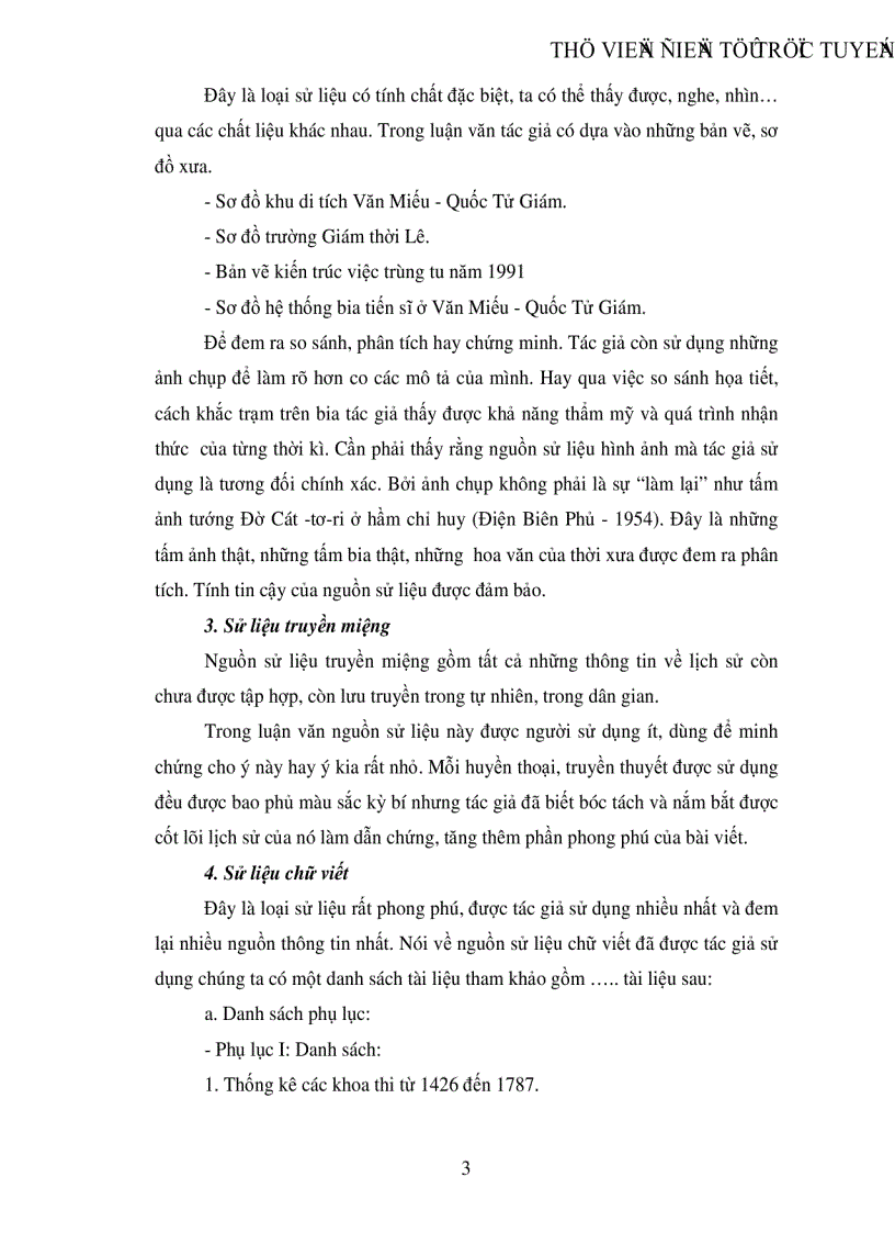 image for page Đánh giá nguồn sử liệu trong luận văn Văn Miếu Quốc Tử Giám với chế độ học hành thi cử thời Lê 1428 1788